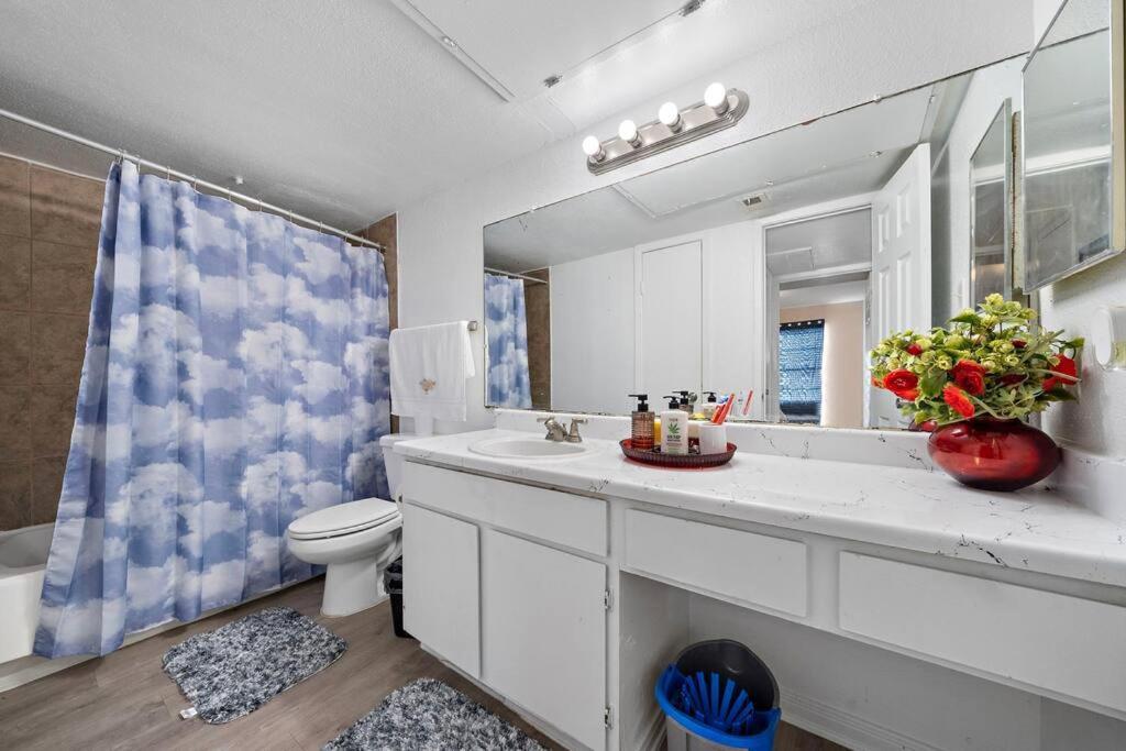 Cozy, Dedicated Workspace, Fast Wi-Fi Apartment Houston Dış mekan fotoğraf